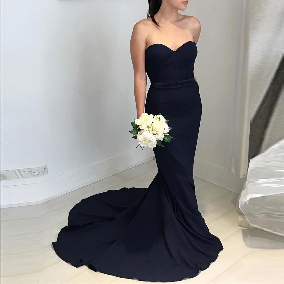 Long Lace With Beaded Mermaid Dresses Dark Navy Plus Size